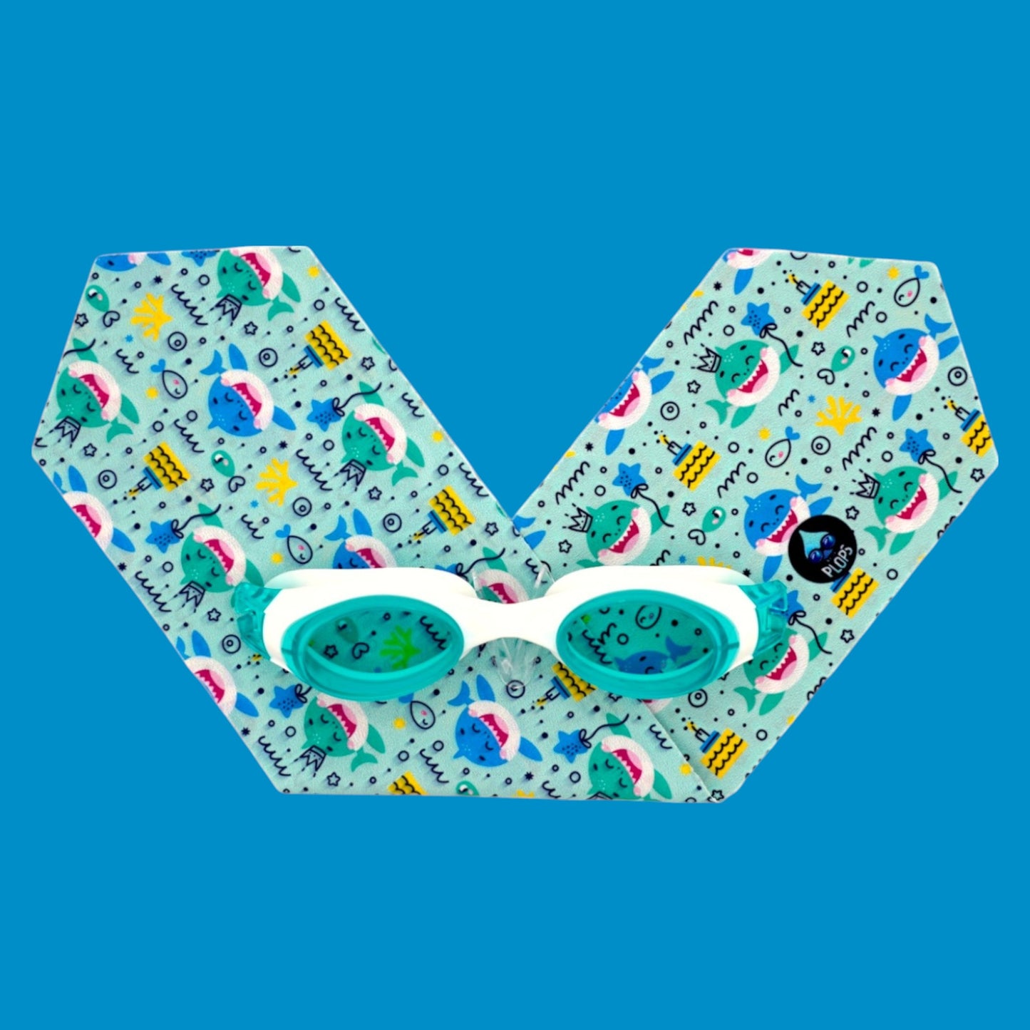 WaterPlops Swimming Googles - Óculos de natação antipuxões