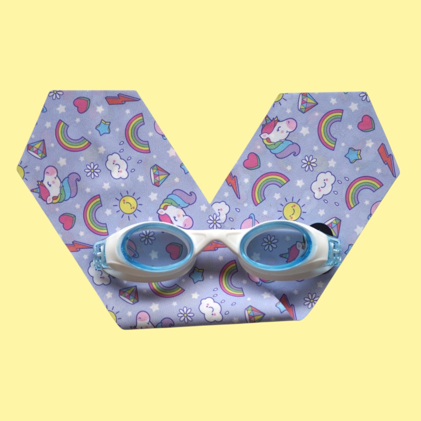 WaterPlops Swimming Googles - Óculos de natação antipuxões