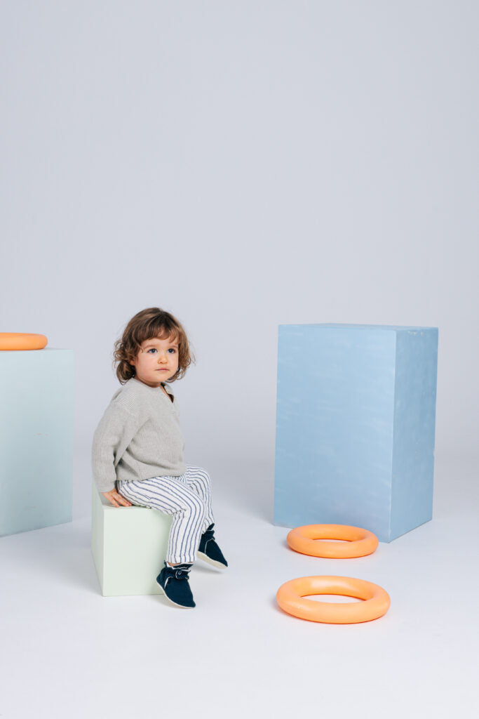 Zás Trás -  Baby Booties - Mid Season Blue Cake Pop