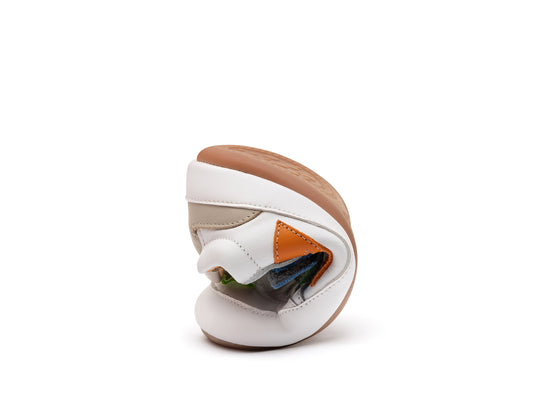 Tip Toey Joey Landy, White / Salsa / Blue Tang