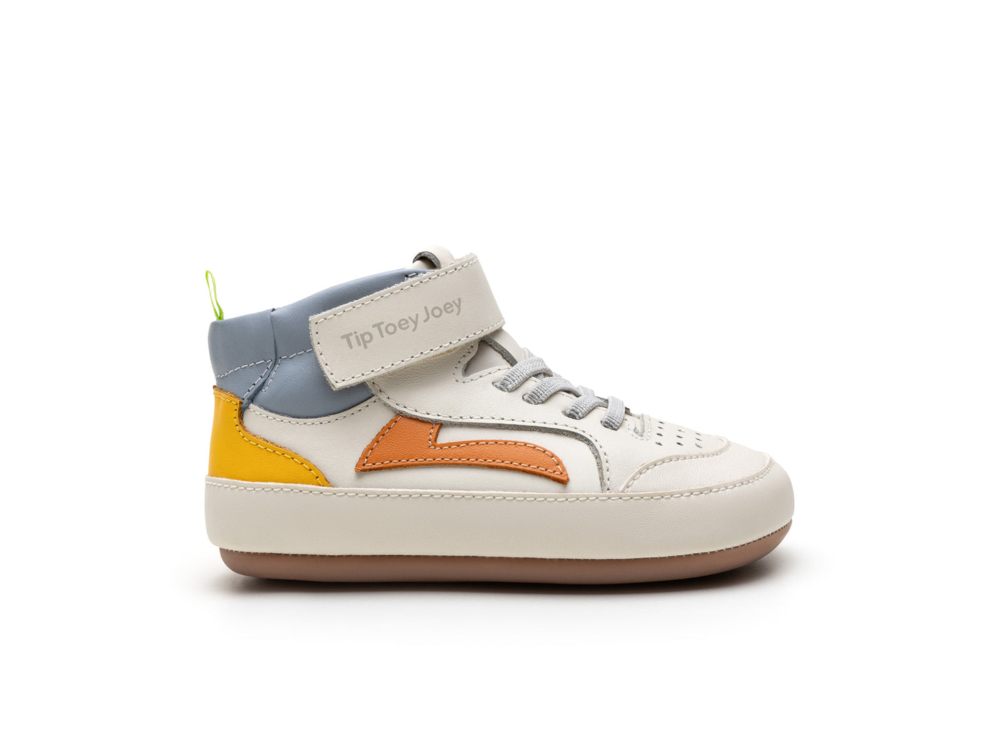 Tip Toey Joey Landy High Top, Tapioca / Tangerine / Caja T.19-25