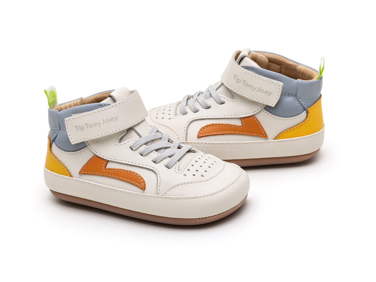 Tip Toey Joey Landy High Top, Tapioca / Tangerine / Caja T.19-25