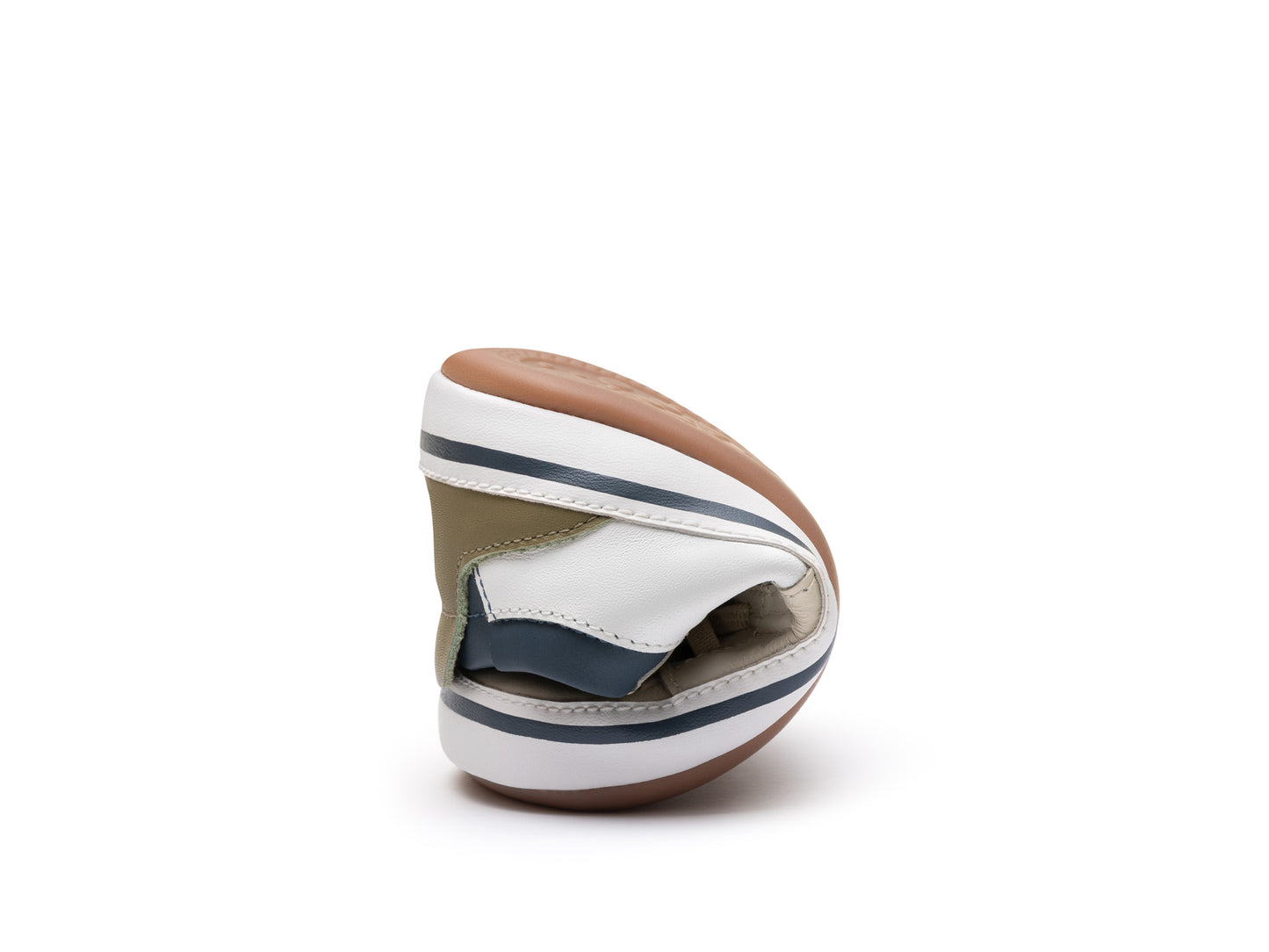 Tip Toey Joey Ollie, White / Tapioca / Olive Tree T.19-25