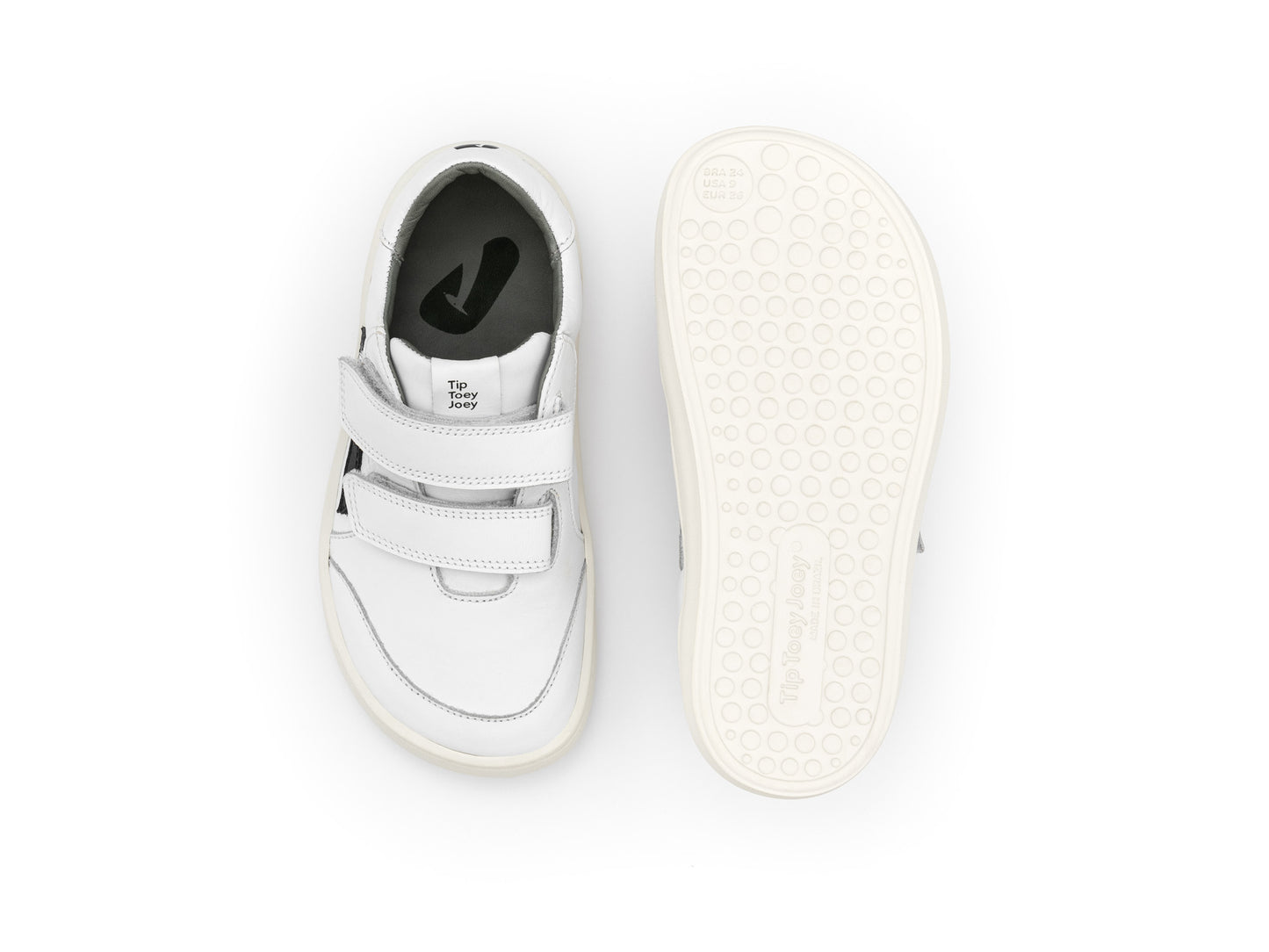 Tip Toey Joey Landy, White / Black