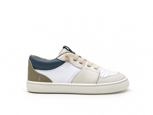 Tip Toey Joey Ollie, White / Tapioca / Olive Tree T.25-34