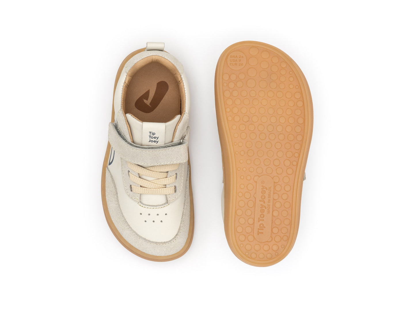 Tip Toey Joey Outline, Tapioca / Ivory / Suede