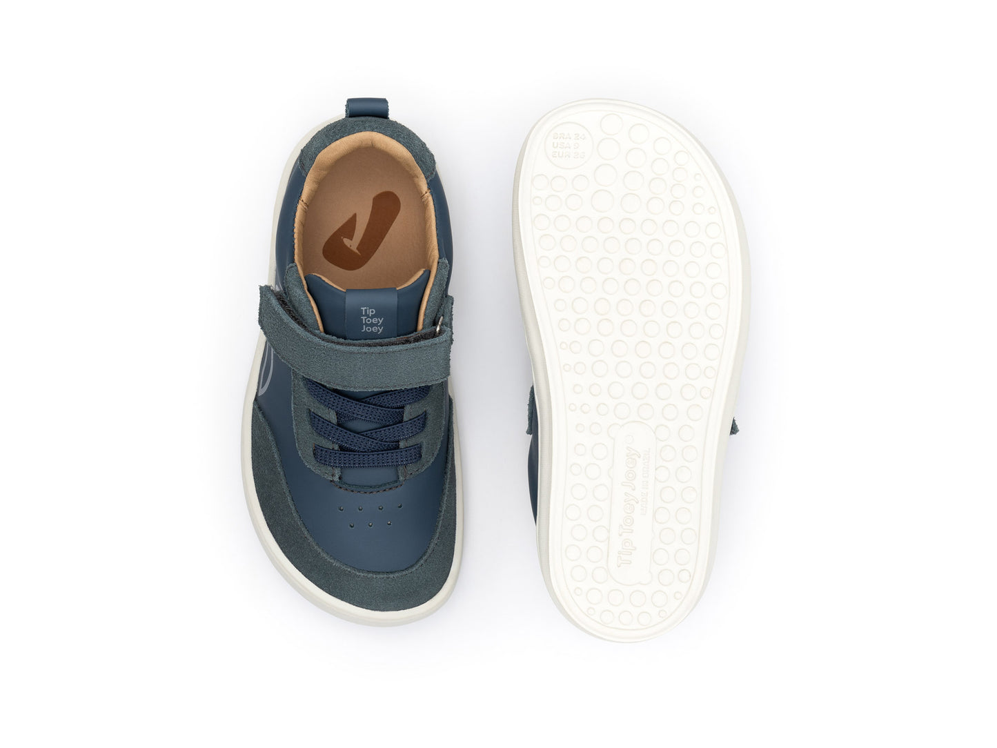 Tip Toey Joey Outline, Laguna / Urban Blue Suede