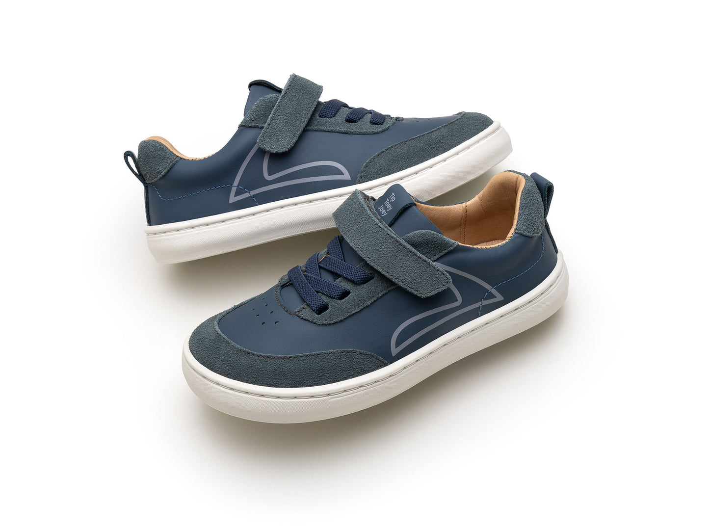 Tip Toey Joey Outline, Laguna / Urban Blue Suede