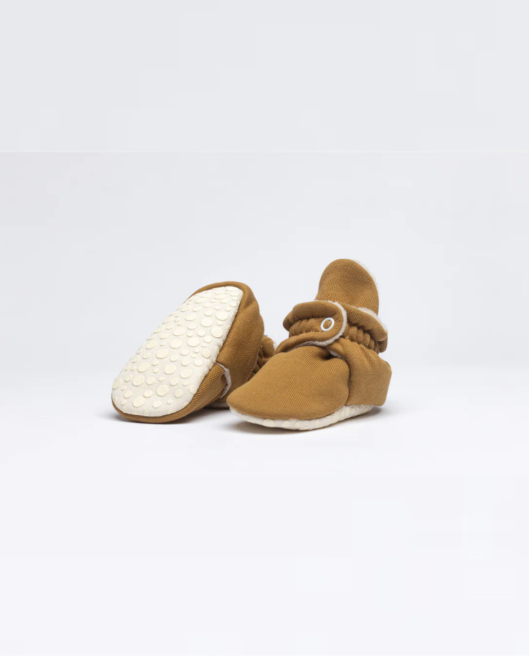 Zás Trás -  Baby Booties - Fluffy Honey Mustard